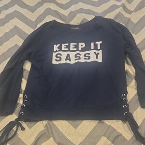 Fifth Sun Navy Sweatshirt